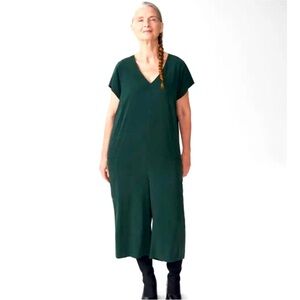 Universal Standard | Kia Cupro Emerald Green Jumpsuit | Size: M 18/20 | NWT